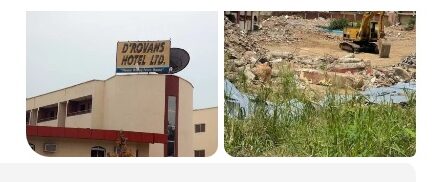 D’Rovans before but now demolished