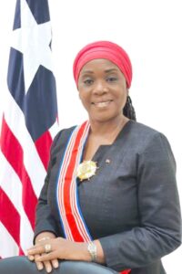 Minister of Foreign Affairs, Sarah Beysolow Nyanti