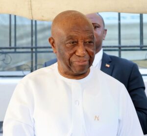 President Boakai, after delivering his Eid speech yesterday