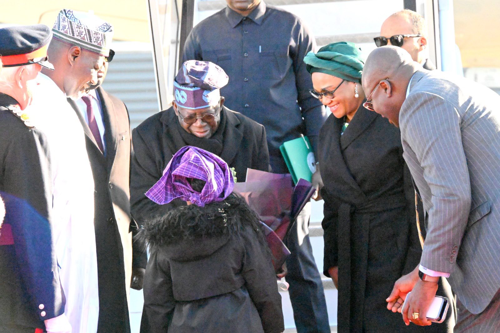 President Tinubu Arrives in the United Kingdom