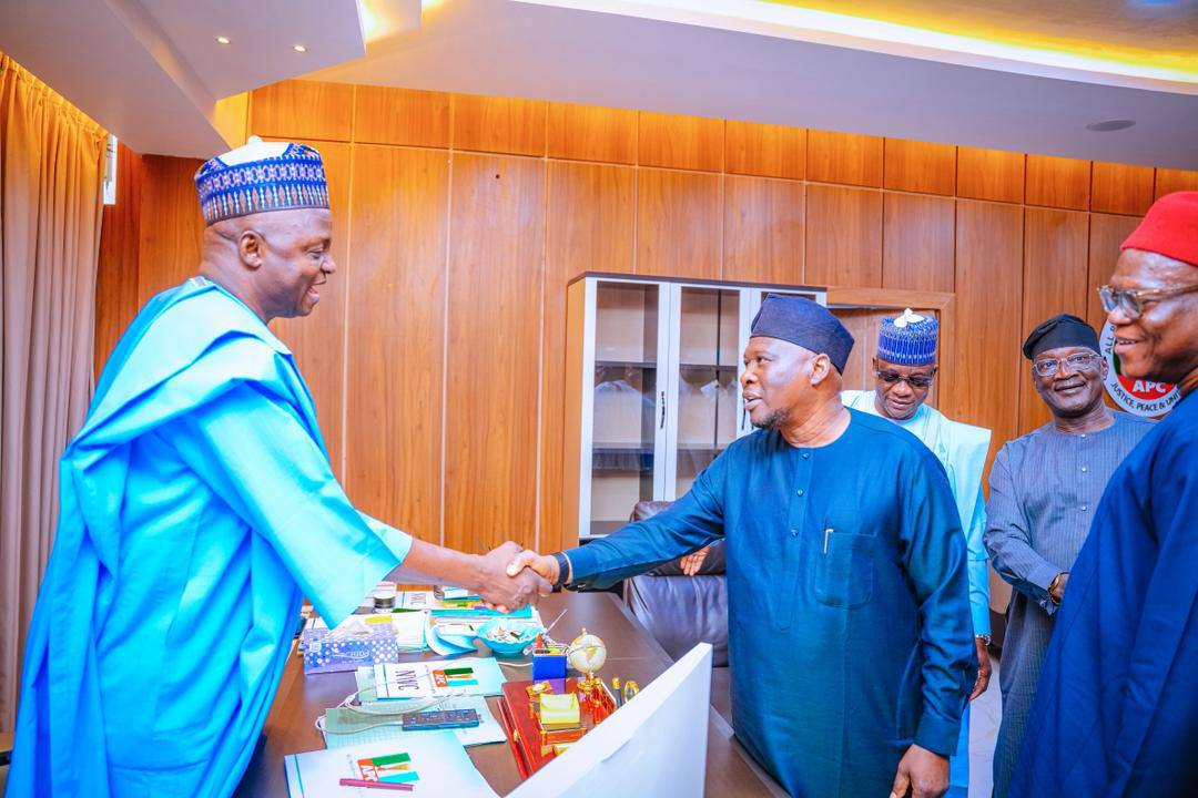 Professor Nentawe Yilwatda and Governor Amodu Umaru Fintiri