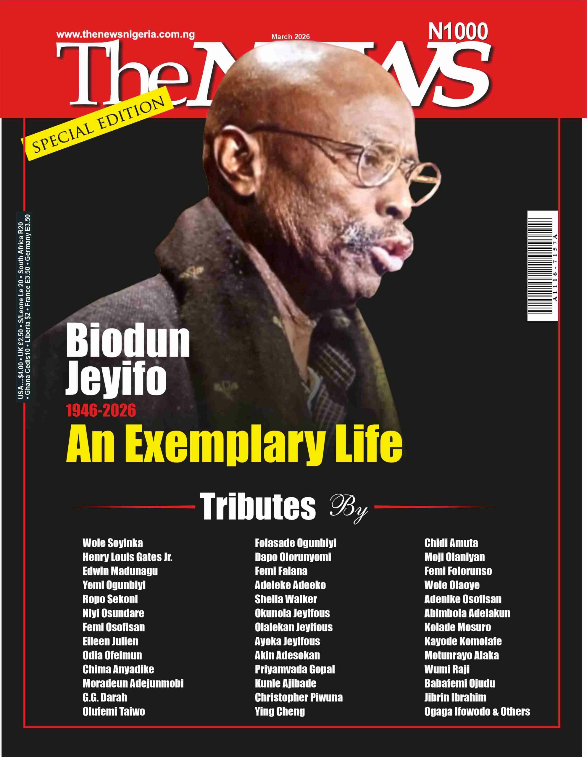 Biodun Jeyifo: An Exemplary Life