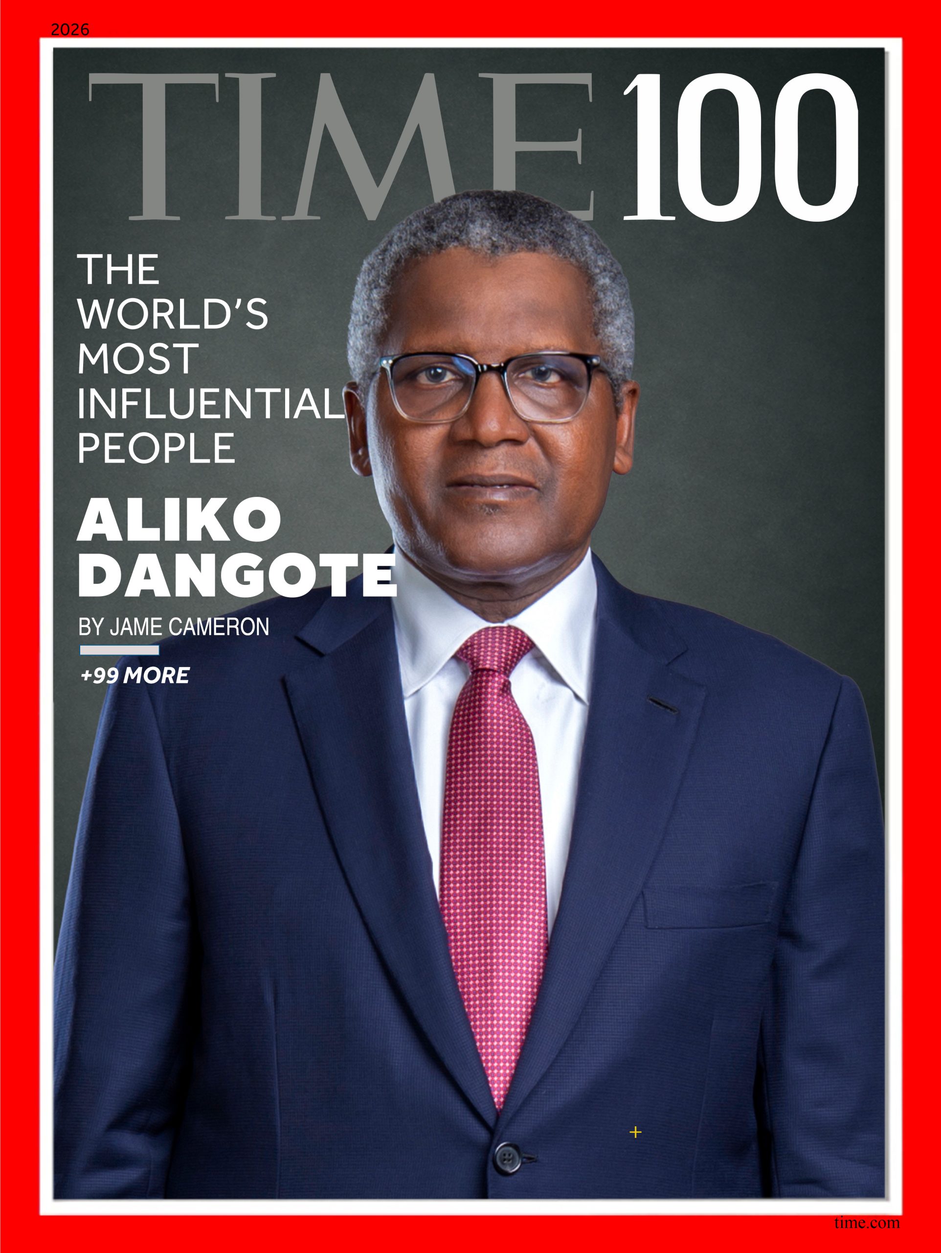 Again, Time magazine Recognises Dangote as one of its 100 most influential people list for 2026