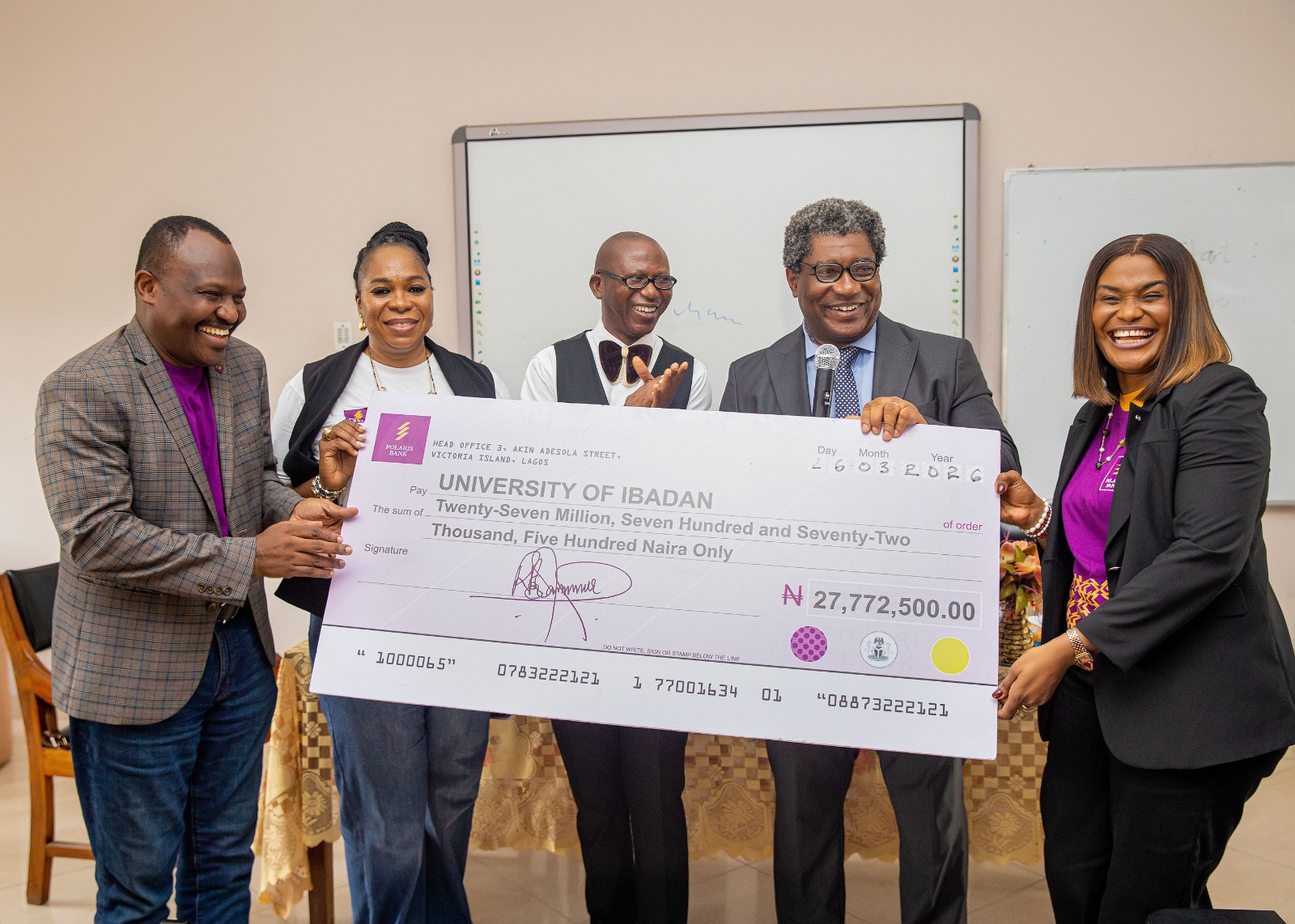 Polaris Bank Funds Renovation of Historic Faculty Building at University of Ibadan