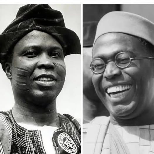 Chiefs Obafemi Awolowo and Ladoke Akintola