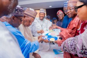 Governor Radda and party stalwarts submitting his forms