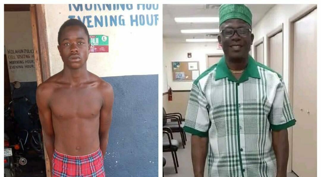 John K. Ndorbor and his father, Joseph K. Ndorbor
