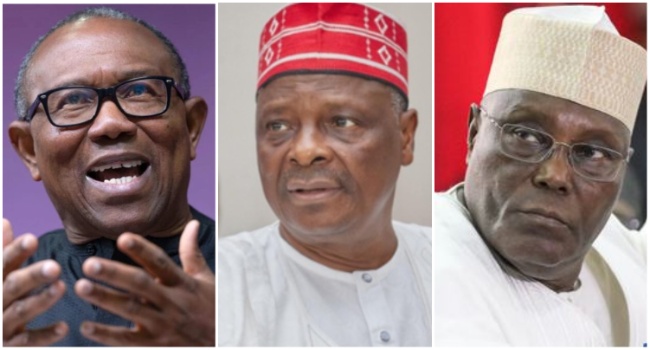 Peter Obi, Musa Kwankwaso and Atiku Abubakar took turns to lampoon APC