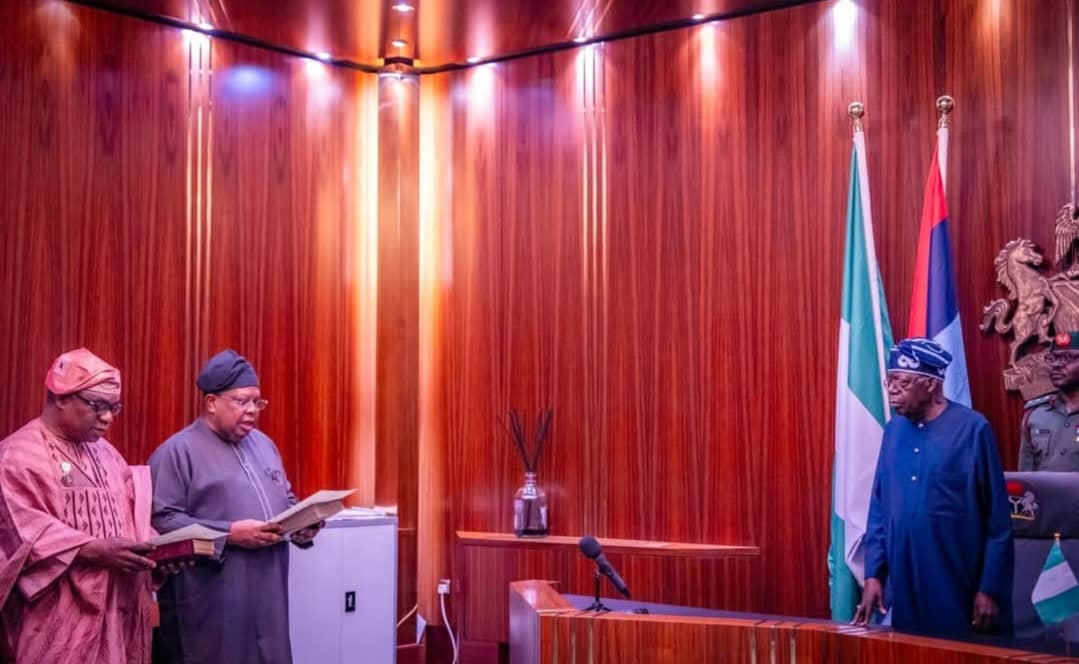 President Tinubu Swears in Minister of Power, Minister of State For Foreign Affairs